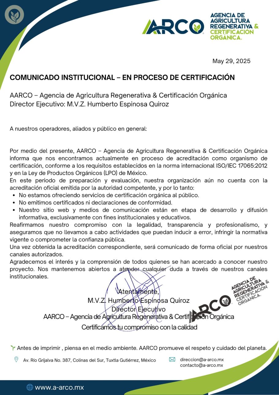 COMUNICADO INSTITUCIONAL 
