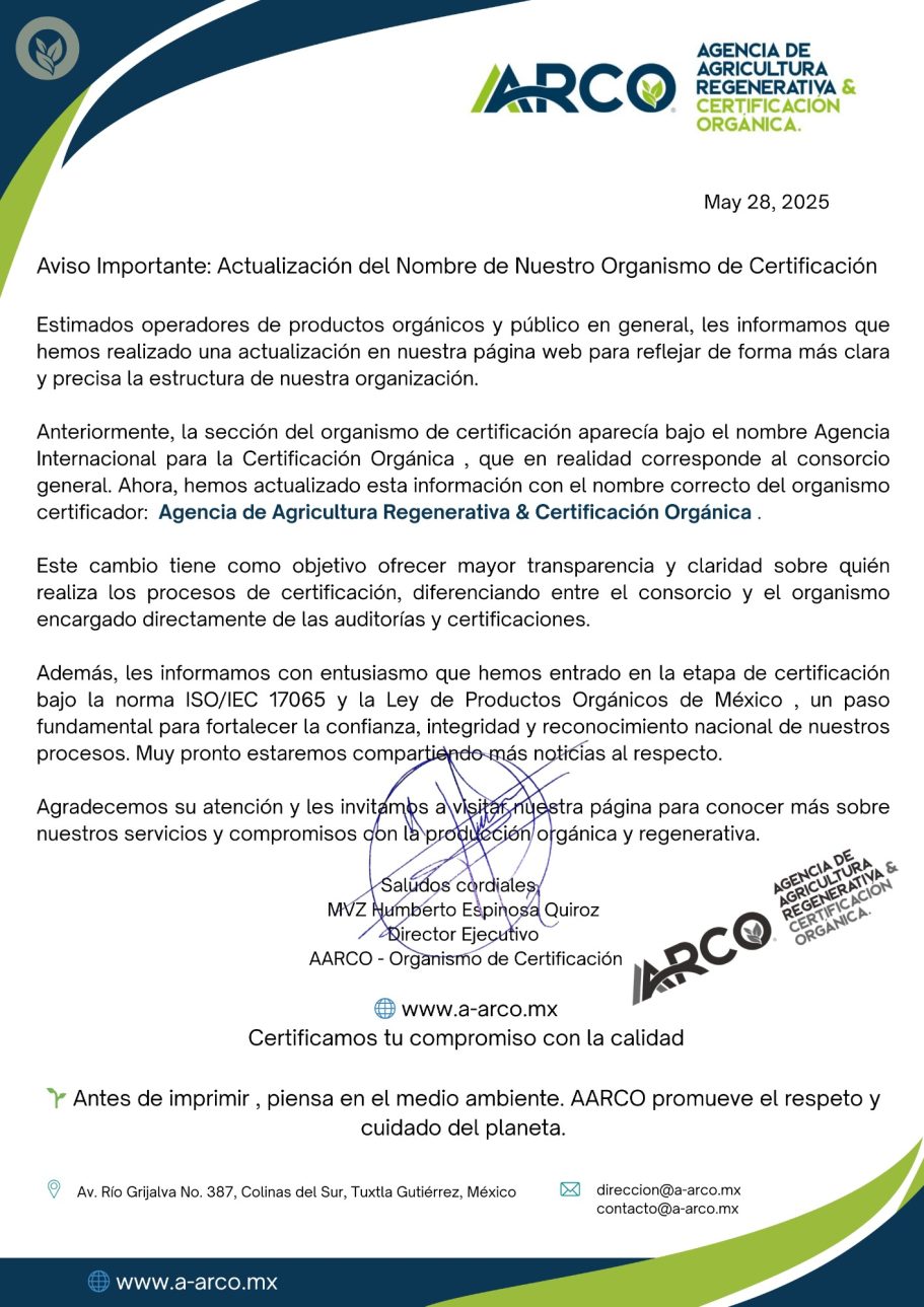 COMUNICADO INSTITUCIONAL